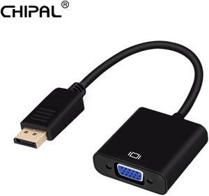 High Quality DisplayPort Display Port DP to VGA Male to Female Adapter Cable Converter for PC HDTV Monitor Projector