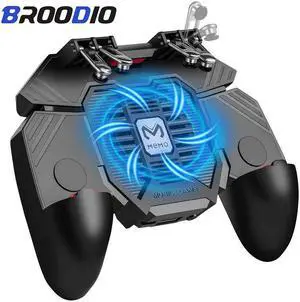 Controller AK77 Six Finger Gamepad For iPhone Android  Mobile Controller L1 R1 Shooter Triggers Fire Joystick Game pad
