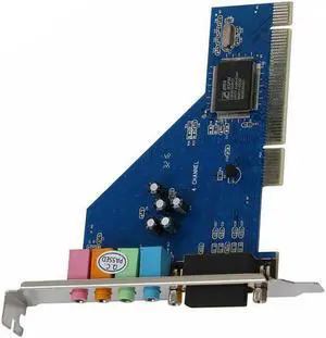 4 Channel For Desktop Practical 24 Bit Sound Card Stereo Karaoke Independent Internal 3D Audio PCI Port Portable Professional