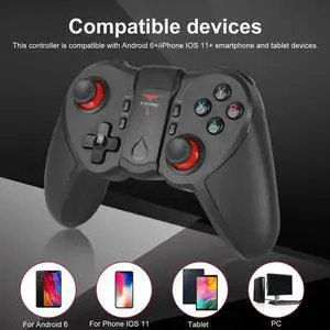 Bluetooth Gamepad Game Controller Joystick Mobile Game Controller For Android IPhone PC  Gamepad Controller