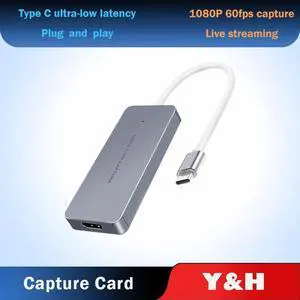 HDMI to Type C Game Video Capture Card USB3.0 HD 1080P Recorder Live Streaming Device for Windows OS X Linux ezcap265C