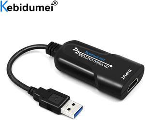 Video Capture Card USB 3.0 60 Fps 1080p Game Capture Card Record Box Live Streaming for PS4 DVD HD Camera Recording