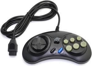 controller for SEGA Genesis  handle controller pad for SEGA MD  Accessories Bring turbo and slow function Black