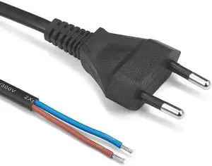 Power Cord 1m 1.5m  0.75mm2 220V Pigtail Electric Cable ro Plug Power Supply Cable For Extension Sockets Outlet Lamps