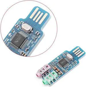 CM108 USB Drive  Sound Card Laptop Computer External Sound Card Module