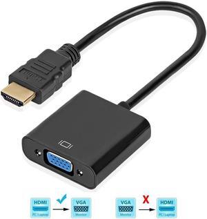 to VGA Cable Converter Adapter Male To Famale Converter 1080P Digital to Analog Video Audio For PC Laptop Tablet