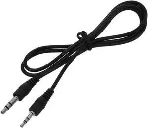 2.5mm Male to 3.5mm Male black o Adapter Cable  55cm