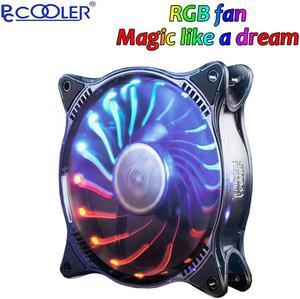 PC-SK120 Starry Sky 12cm Computer Case Cooling Fan Quiet RGB LED magic adjustable 120mm CPU Cooler Water Cooling Fan