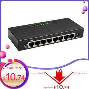 5/8/16 Ports Gigabit Switch 10/100/1000Mbps Gigabit Ethernet Network Switch Lan Hub High Performance Ethernet Smart Switcher