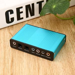 Quality Professional External USB Sound Card Channel 5.1 Optical Audio Card Adapter for PC Computer Laptop
