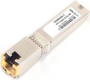 10G SFP+ to RJ45 10GBASE-T SFP-10G-T Media Converter optical fiber module for brand network switchcompatible