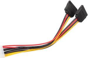 4Pin IDE Molex To 2 ATA SATA Power Supply Y Splitter Hard Drive Extension Cable Drive Extension Cable Futural Digital#T2