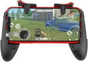3 in 1 Mobile Gamepad Controller for PUBG Joystick Trigger Fire Button Key with Phone Holder Bracket for PUBG Game