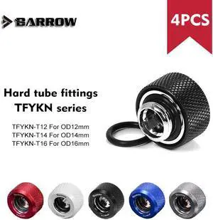 TFTKN-T Series , Hard Tube Fitting , G1/4" Choice Water Cooling Adapters Suitable For OD12mm  / OD14mm / OD16mm Hard Tube
