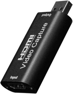 4K Video Capture Card with Cable  to USB USB2.0 o Video Recording for Streaming PS4  Phone Game DVD Camera