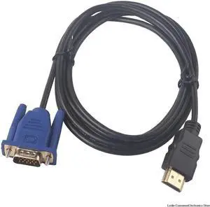 1/1.8/3/5M Hdmi Kabel Hdmi Naar Vga Hd Met Audio Adapter Kabel Hdmi Naar Vga Kabel dropshipping