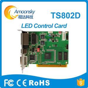 sending card ts802 full color led screen usage rgb led controller led video card