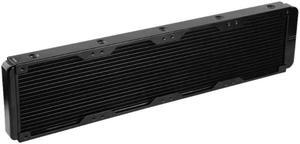 480Mm 18 Tubes Aluminum Computer Led Cpu Water Discharge Liquid Heat Exchanger G1/4 Thread Radiator Aluminum Straight Cooling