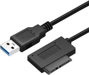 SATA to USB 3.0 SATA7+6 13 Pin Sata Cable CD Driver Recording Line for HDD Drive Adapter