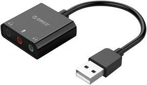 USB Audio Adapter USB 2.0 External Stereo Sound Card for PC Computer