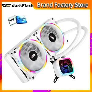CPU Cooler Liquid 120mm Radiator Quiet Fan PWM pc Computer Case All-In-One Water Cooler Cooling LGA   AM4 1151
