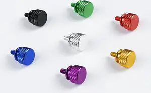 2pcs Hand MOD Screws for Video Card Holder/Power/Chassis Side Panel Big Head 7 colors Fold Screws for PC computer water cooling