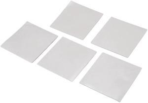 5Pcs Thermal Conductive Silicone Pads CPU Cooling Pad, Computer Cooler100mm x 100mm x 2mm