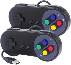USB Game Controller Gamepad Retro Joypad Black Gray Gamepads for PC Laptop Windows for NESPi4 Case for Raspberry Pi 4