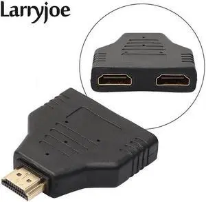 New 1080P HDMI Port Male to 2 Female 1 In 2 Out Splitter Cable Adapter Converter
