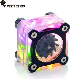 Aluminum Alloy Shell A-RGB Flow Indicator Symphony Flow meter Armor Water Cooler For Water Flow Monitering Modding 5V