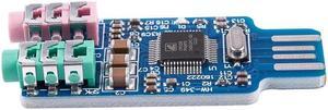 driver USB Sound Card CM108 USB Sound Card Chip Blue