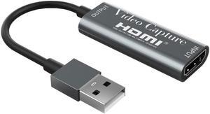 USB 2.0 Audio Video Capture Card  to USB 2.0 1080P Mini Capture Card For Live Broadcasts Video Recording