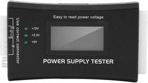 PC Power Supply Tester Checker 20/24 Pin SATA HDD ATX BTX Meter LCD Hot Sale Drop Shipping Power Cable Stock