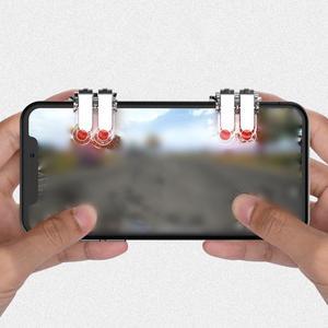 Smart Phone Mobile Gaming Trigger Joystick For PUBG Mobile Gamepad Fire Button Aim Key L1R1 Shooter Pubg Controller