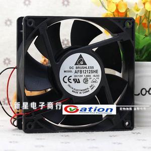 Case CPU Cooler Fan For AFB1212SHE 12038 12cm 1.6A 12v 2pin PWM 40cm long line of fan for Delta 120*120*38mm Cooling