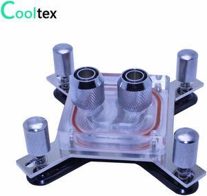 DIY CPU Water cooling block Waterblock radiator watercooled block cooler for computer  LGA 775/115x/1366/2011 X99 X79