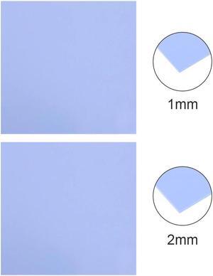 1.0mm 2.0mm 100x100mm Adhesive Conductive Heatsink Plaster Sheet Computer CPU Graphics Chip Cooling Silicone Grease Thermal Pad