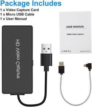 4K 1080p HDMI to USB2.0 Video Game Capture Card for Nintend for Switch for PS4 for Xbox one Plug And Play