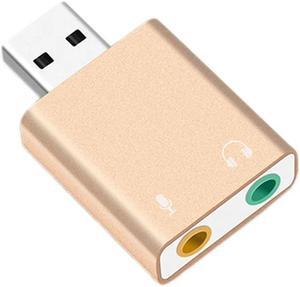 Sound Card 7.1 External  To Jack 3.5Mm Headphone Adapter Stereo Audio Mic Sound Card For Pc Computer Laptop