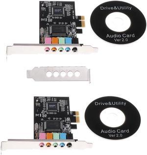 Audio Digital Sound Card 5.1 Solid Capacitors CMI8738 Chipset + Barrier Sound Card