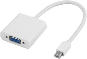 1pcs Mini DisplayPort Display Port DP To VGA Adapter Cable for  for MacBook Air for iMac for Mac Mini Adapter Cable White