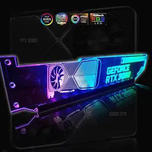 GPU Bracket  RTX3090 RTX3080 DIY VGA Support Customize Horizental Video Card Holder 5V12V AURA Water Cooler Custom MOD