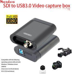 USB3.0 60FPS SDI Video Capture Card SDI to USB 3.0 2.0 Video Recording Box adapter Dongle Game Live Streaming Broadcast for OBS