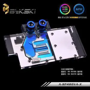 A-SP48OVA-X GPU Water Cooling Block for  Pulse RX480 RX580