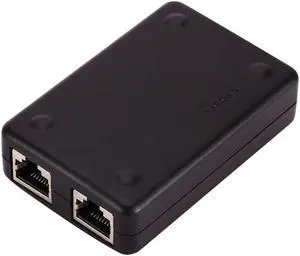 2 Ports Internal External Internet Mini Network Switch Universal Splitter Hub Plug And Play Home Office Desktop Portable Stable