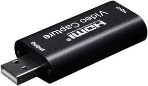 2.0 To Hdmi Capture Card Game Video Live Compatible For Ps4/ For Xbox/For Switch Obs Live Recording Box