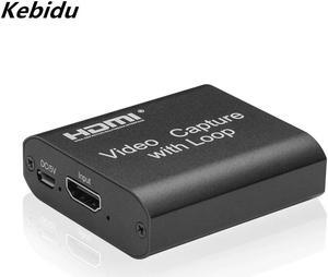 Video Capture Card USB30 HDMI 4K60Hz Video Capture HDMI to USB Video Capture Card Dongle Game for PS4 Game DVD Camera