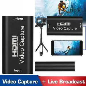 Card USB 2.0 HDMI  Grabber  Box for PS4 Game DVD Camcorder HD Camera Recording Live Streaming Broadcast