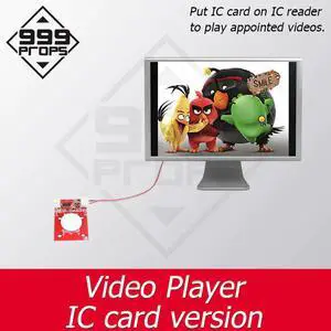 escape room devices video player IC card trigger video playing put IC card on reader to play video escape room mechanism
