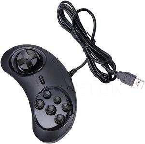 USB Classic Gamepad USB Game Controller Joypad Wired 6 Buttons for SEGA Genesis/MD PC/2 Y1301 /MAC Mega Drive